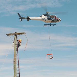 Wire Stringing & Power Pole Lifting